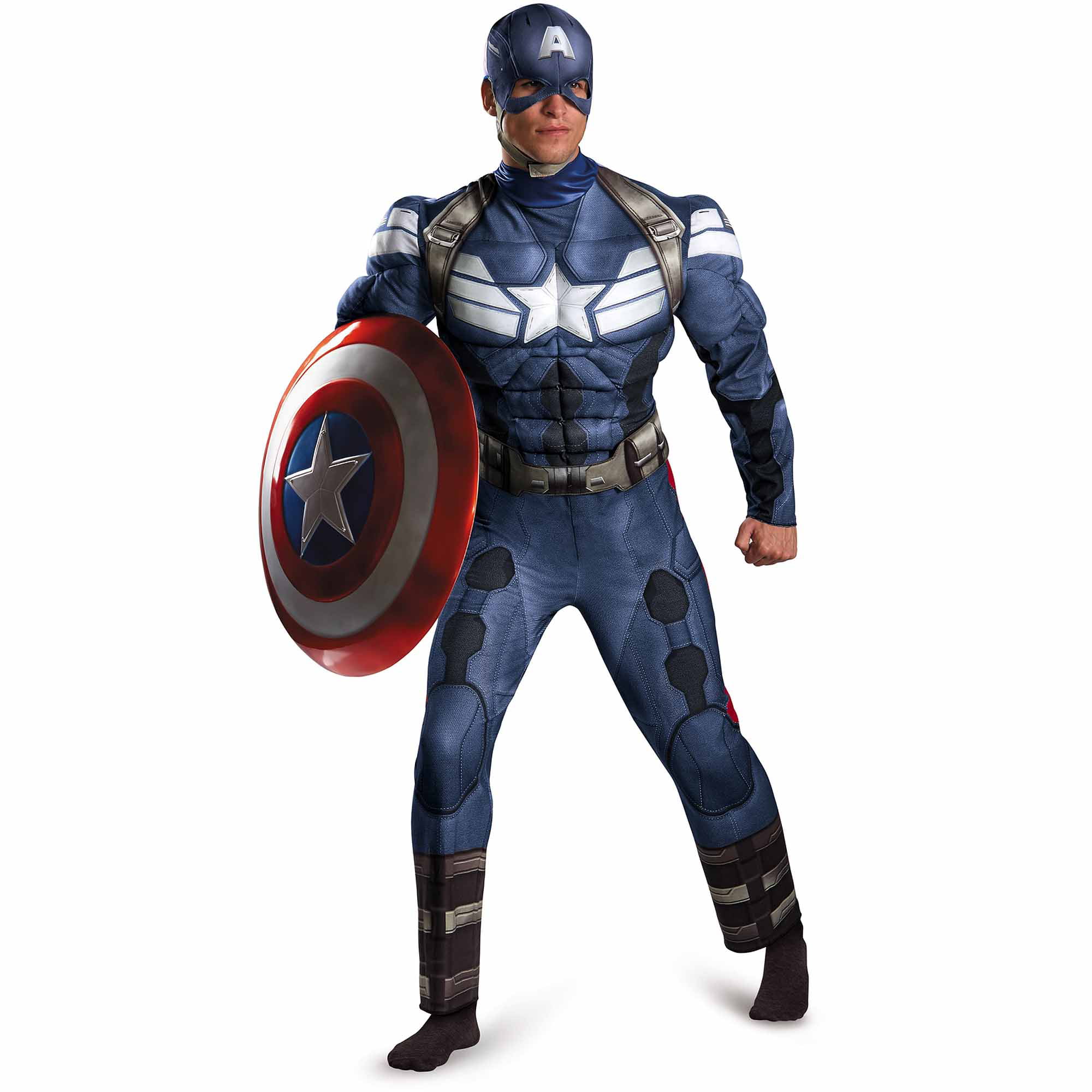 Captain America Muscle Men's Adult Halloween Costume