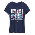 thumbnail image 1 of Captain America - New York Comic - Women's Short Sleeve Graphic T-Shirt, 1 of 4
