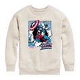 thumbnail image 1 of Captain America - Panels - Youth Boys Crew Fleece Sweatshirt, 1 of 4