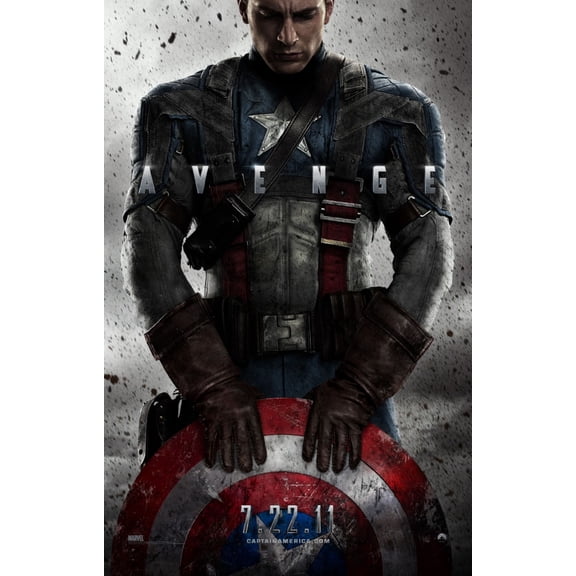 Captain America Poster #526689 Unframed, Age: Adults, Rectangle Poster Time