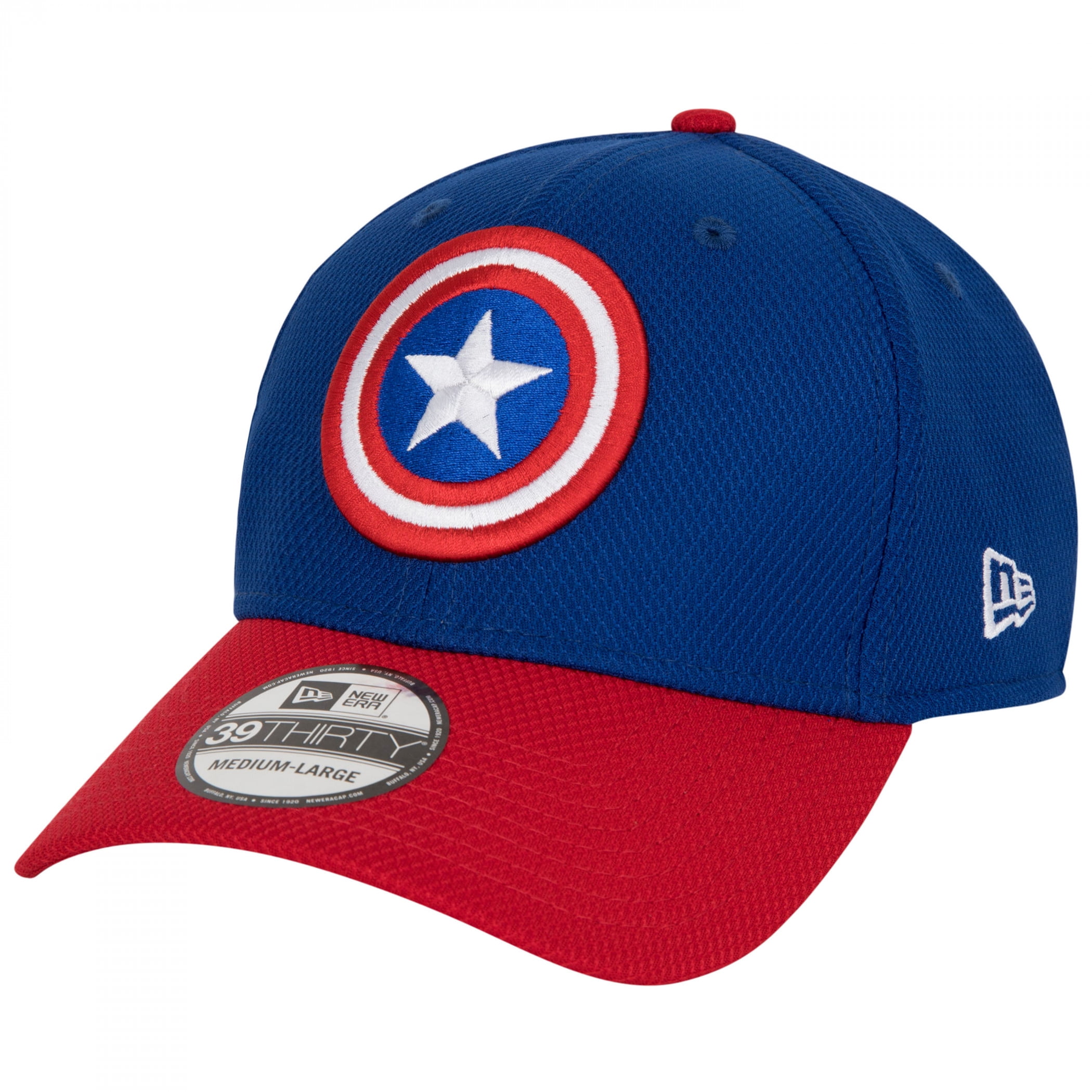 Captain America Red Blue 39Thirty Baseball CapMedium/Large