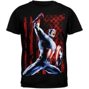 Captain America - Red Stripe T-Shirt
