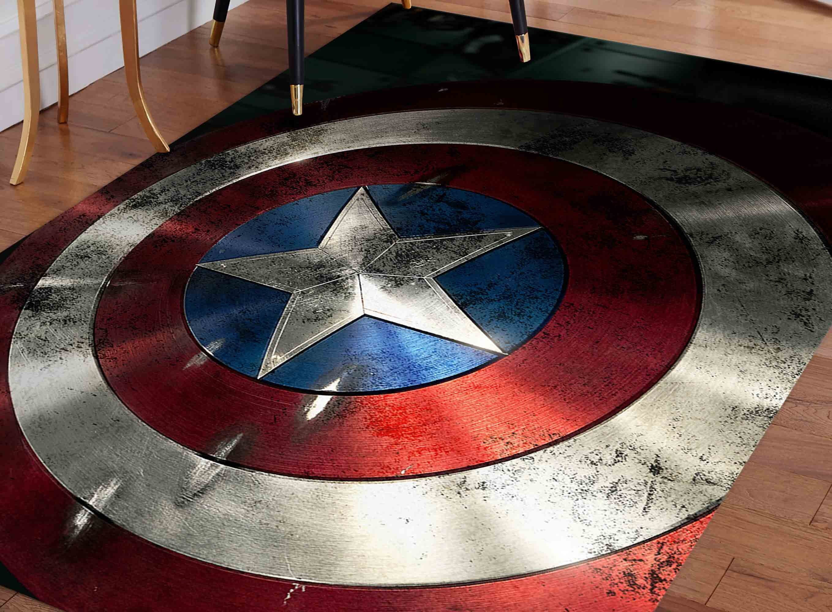 Captain America Rugs, Boy Room Rugs, Trendy Rug, Modern Rugs, Floor Rug ...