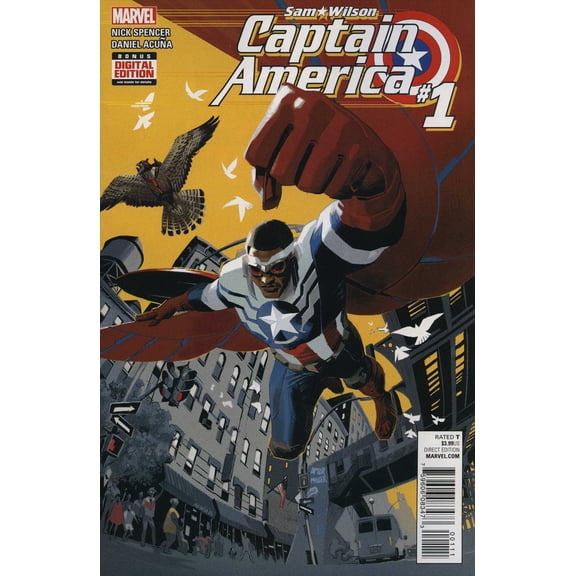 Captain America: Sam Wilson #1 VF ; Marvel Comic Book