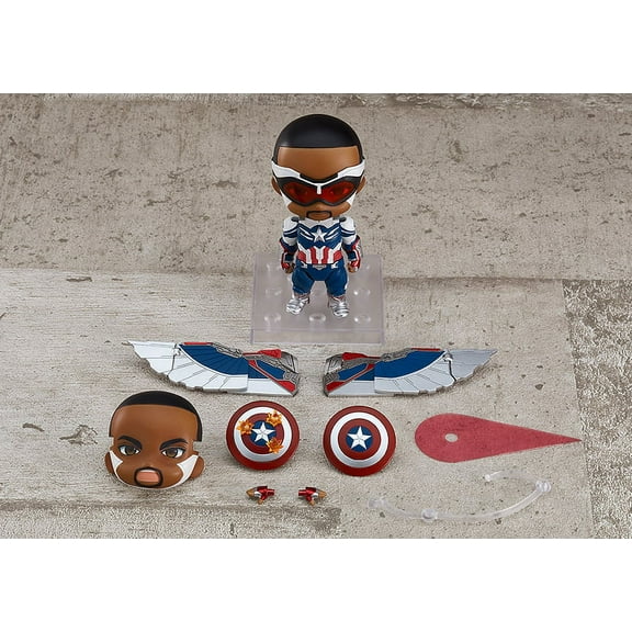 Nendoroid The Falcon and The Winter Soldier Captain America (Sam Wilson) 1618-DX Action Figure