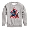 thumbnail image 1 of Captain America - Sam Wilson - Youth Boys Crew Fleece Sweatshirt, 1 of 4