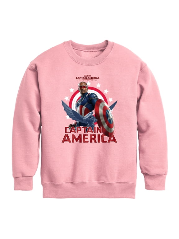 - Sam Wilson Boys' Graphic Long Sleeve Fleece Sweatshirt