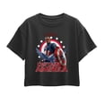 thumbnail image 1 of Captain America - Sam Wilson - Youth Girls Boxy T-Shirt, 1 of 4