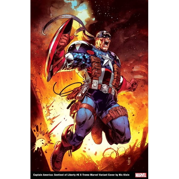 Captain America Sentinel Of Liberty #6 Klein X-treme Marvel (Klein X-treme Marvel Var) Marvel Prh Comic Book 2022
