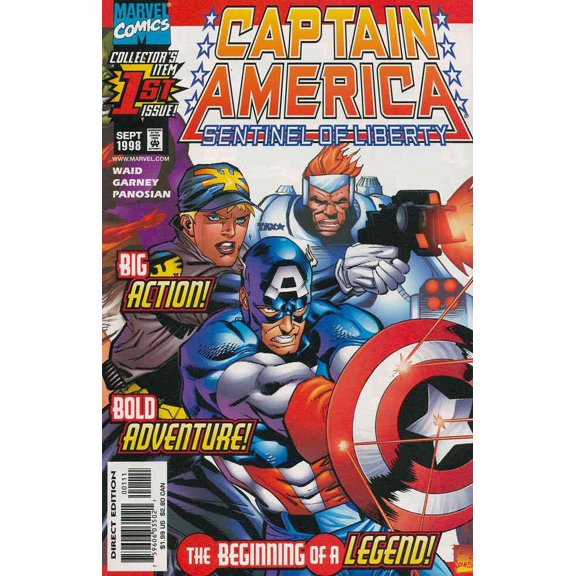 Captain America: Sentinel of Liberty #1 VF ; Marvel Comic Book