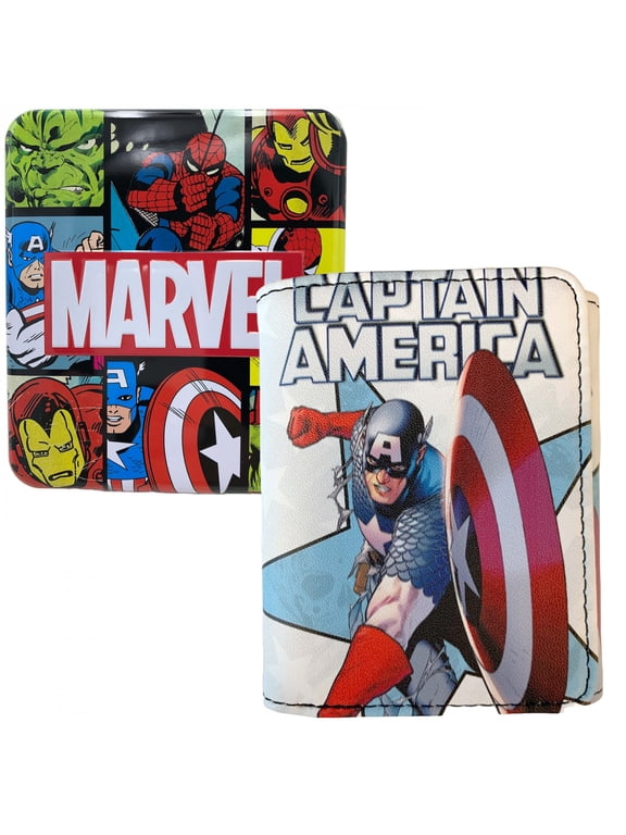 Shield Attack Trifold Wallet in Collectable Tin