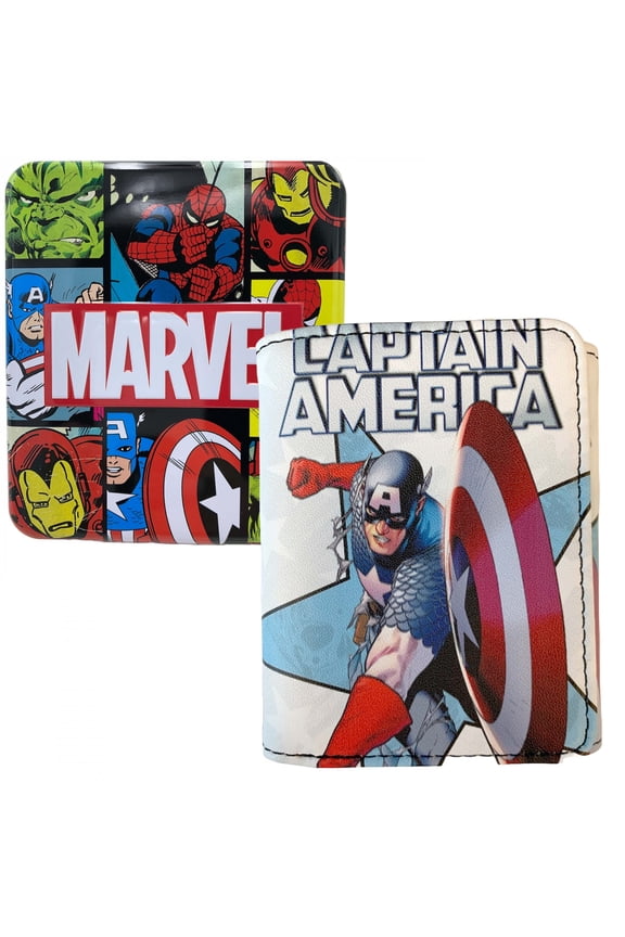 Shield Attack Trifold Wallet in Collectable Tin