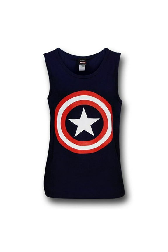 Shield Navy Tank Top-2XLarge