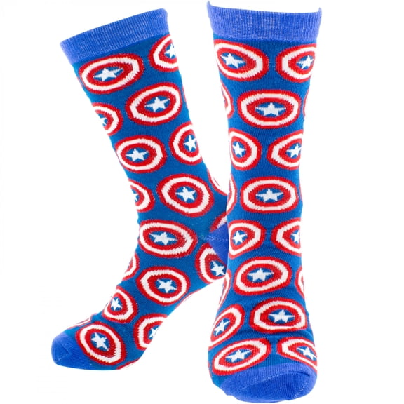 Captain America Shield Pattern Crew Socks