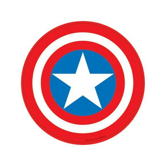 Captain America Shield Symbol Sticker