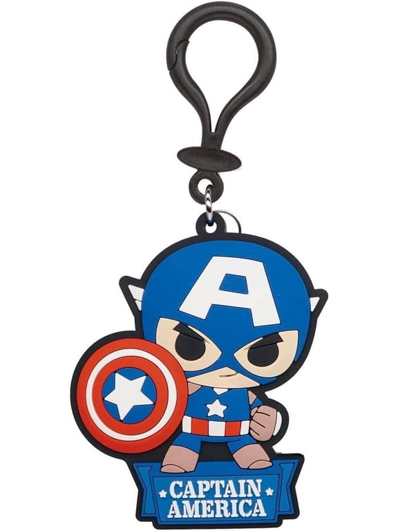 Captain America Soft Touch PVC Keychain