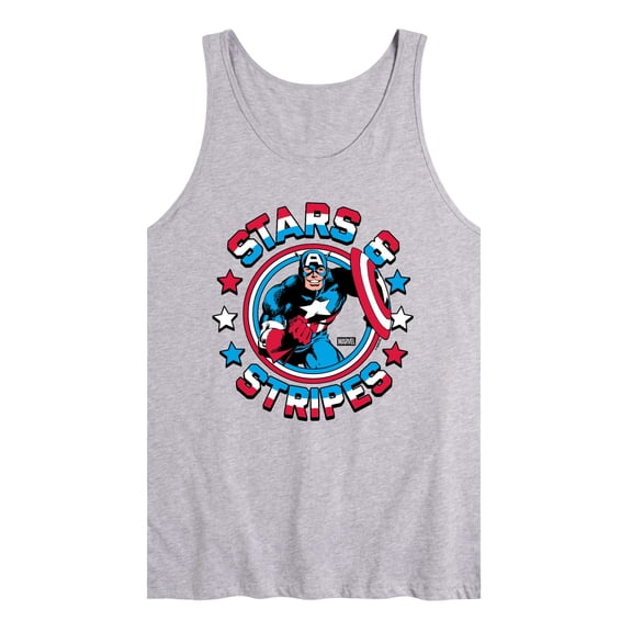 Captain America - Stars And Stripes - Men's Sleeveless Graphic Tank
