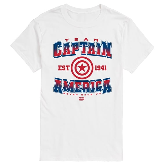 Captain America - Team Captain America - Men's Short Sleeve Graphic T-Shirt