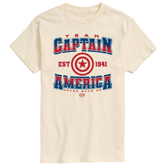Captain America - Team Captain America - Men's Short Sleeve Graphic T-Shirt
