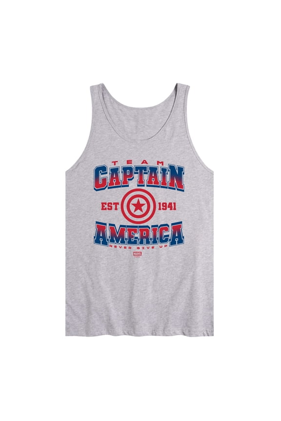 - Team Captain America - Men's Sleeveless Graphic Tank