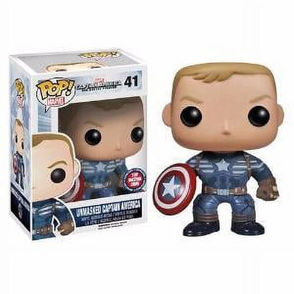 激レア Funko Pop ！アンマスクド キャプテン・アメリカ 41 Captain America The Winter Soldier Unmasked Captain America