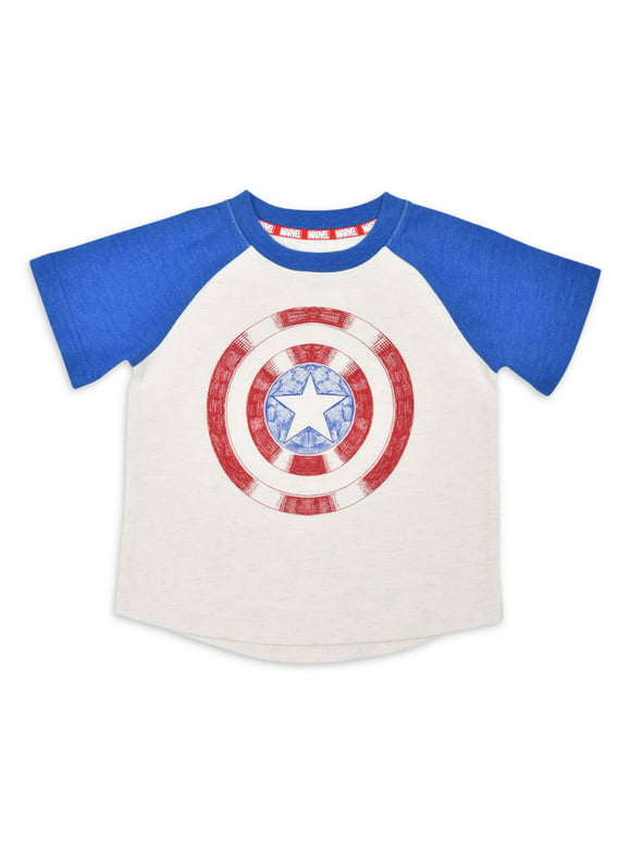 Captain America Toddler Boys' Short Sleeve Tee