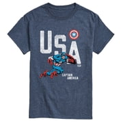 Captain America - USA - Men's Short Sleeve Graphic T-Shirt