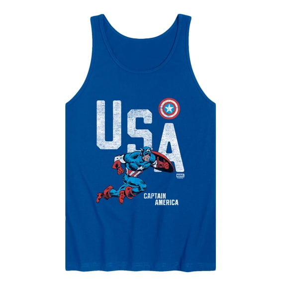 Captain America - USA - Men's Sleeveless Graphic Tank