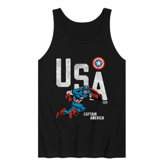 Captain America - USA - Men's Sleeveless Graphic Tank