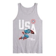thumbnail image 1 of Captain America - USA - Men's Sleeveless Graphic Tank, 1 of 3