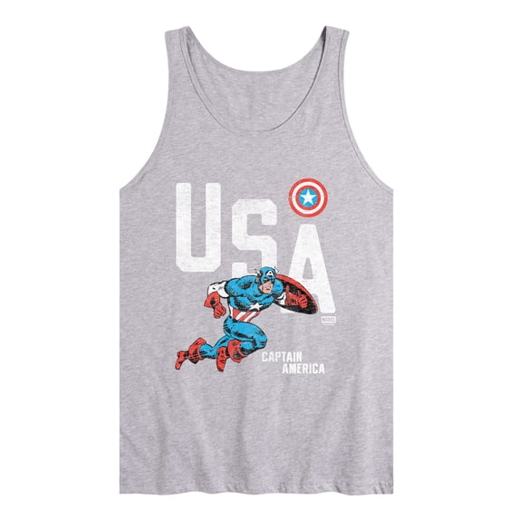 Captain America - USA - Men's Sleeveless Graphic Tank