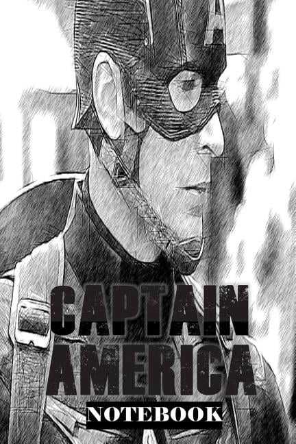 Captain America: Whatever It Takes; Notebook 6 X 9 (Paperback)