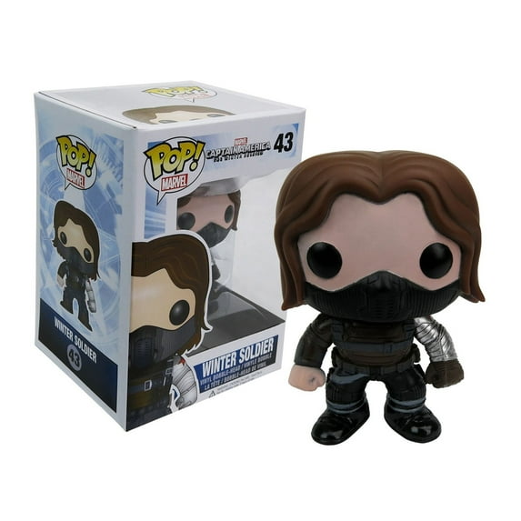 Captain America Winter Soldier Unmasked Pop Funko Vinyl Figure