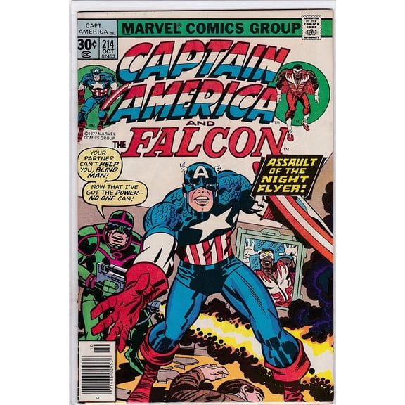 Captain America and the Falcon #214 GOOD