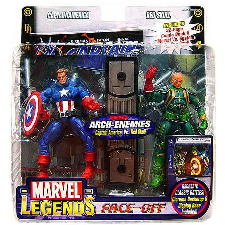 Figurine Marvel Legends - Captain America - Pack De Deux Figurines