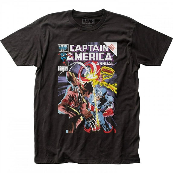 Captain America vs Wolverine #8 Comic Cover T-Shirt-3XLarge