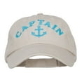thumbnail image 1 of Captain Anchor Logo Embroidered Pet Spun Cap - Stone OSFM, 1 of 5