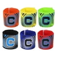 thumbnail image 1 of Captain Armband Adjustable Elastic Soccer Captain's Arm Band, 6 Colors, 6 Pack, 1 of 6