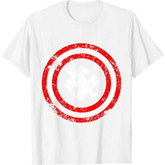Captain Autism Superhero T-Shirt - Autism Awareness Shirts T-Shirt100% cotton