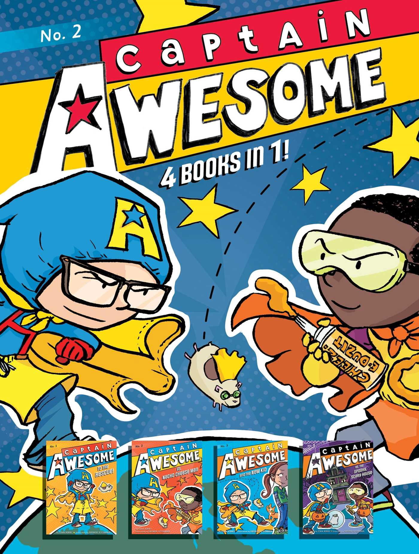 Captain Awesome 4 Books in 1! No. 2: Captain Awesome to the Rescue ...