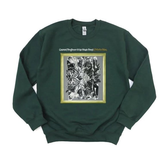 Captain Beefheart Mirror Man Vintage Retro Blues Rock Experimental Magic SweatShirt Unisex, up to 5XL