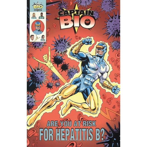 Captain Bio, Are You At Risk for Hepatitis B? #1 VF ; Bio Comics Comic Book