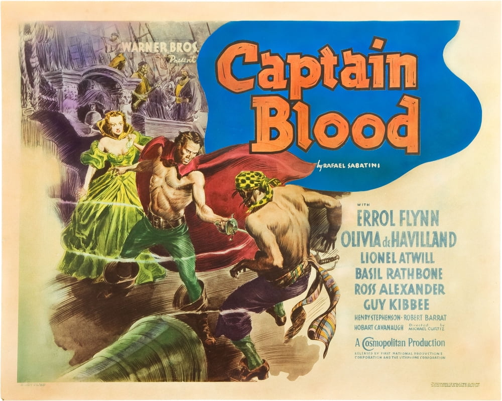 Captain Blood Canvas Art - (28 x 22)