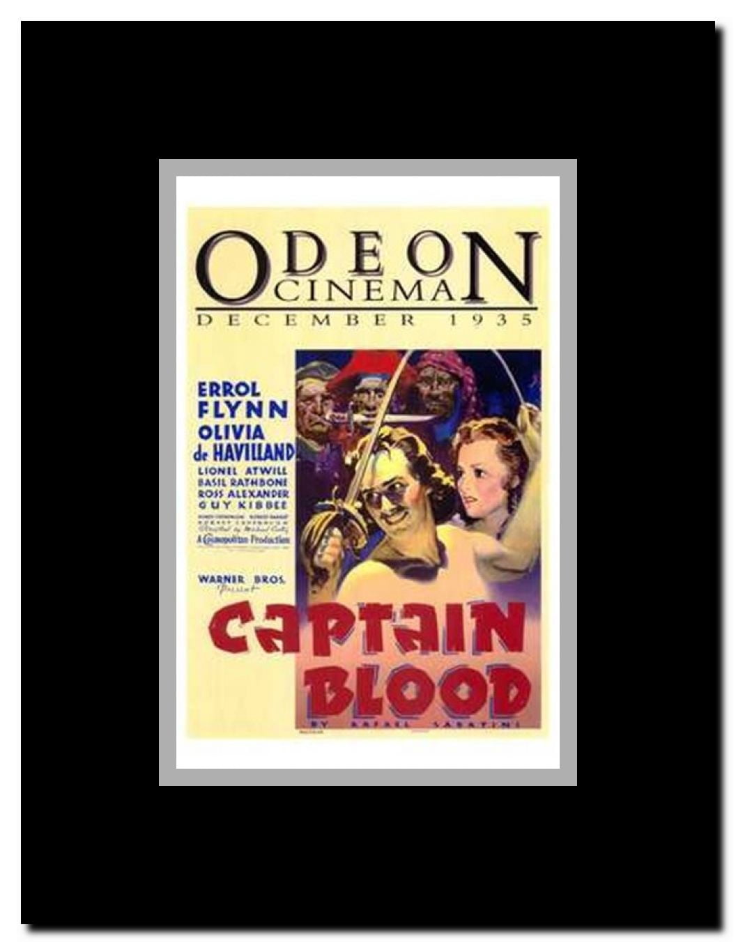 Captain Blood Framed Movie Poster