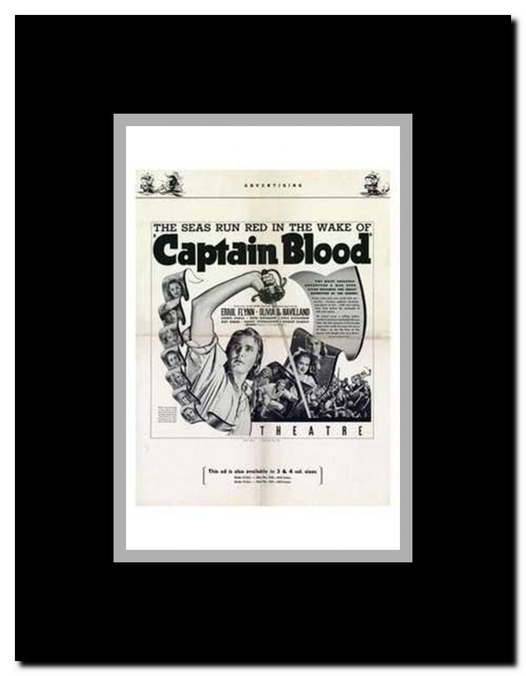 Captain Blood Framed Movie Poster