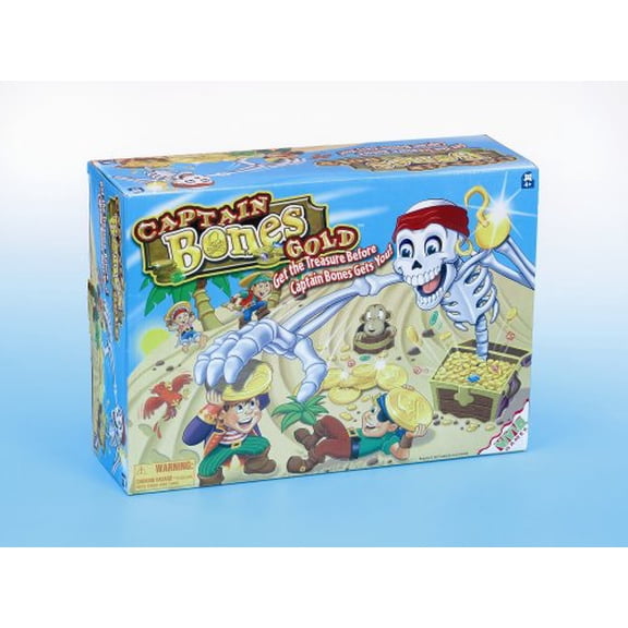 Open Box Captain Bones' Gold Pirate Game