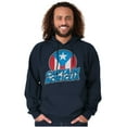 thumbnail image 1 of Captain Boricua Puerto Rican America Hoodie Sweatshirt Women Men Brisco Brands S, 1 of 5