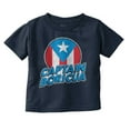 thumbnail image 1 of Captain Boricua Puerto Rican America Toddler Boy Girl T Shirt Infant Toddler Brisco Brands 24M, 1 of 6