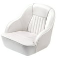 thumbnail image 1 of Captain Bucket Seat, Marine Vinyl Boat Chair with Thickened Sponge Padding & Ergonomic Backrest, 42Cm Wide Pontoon Boat Seat, 1 of 7