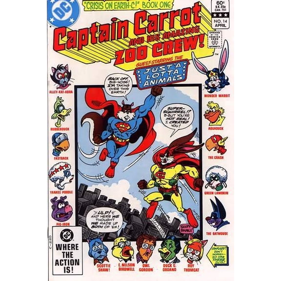 Captain Carrot and His Amazing Zoo Crew #14 VF ; DC Comic Book